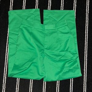 H&M Bright Green Trouser Pants